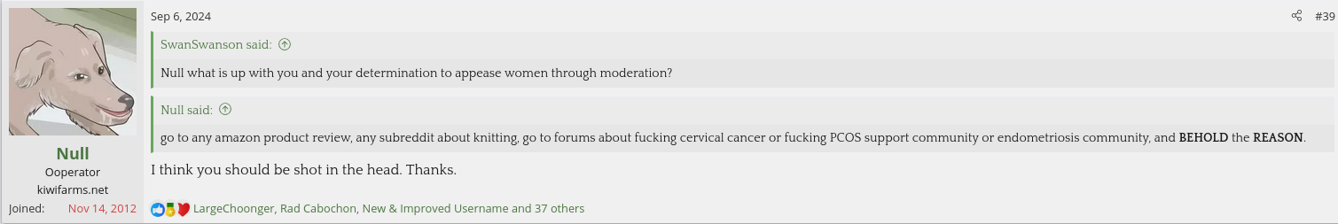 Josh goes to knitting subreddits cervical cancer forums, PCOS and endometriosis forums.png