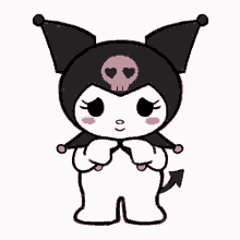 kuromi-shy.gif