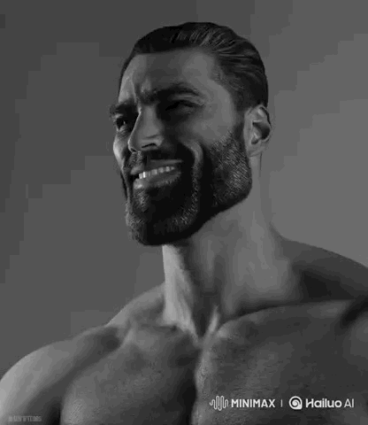 SoyBooru.com - 129261 - book brush gigachad hair meta_ai_generated meta_not_oc nas_gigachad sh...gif