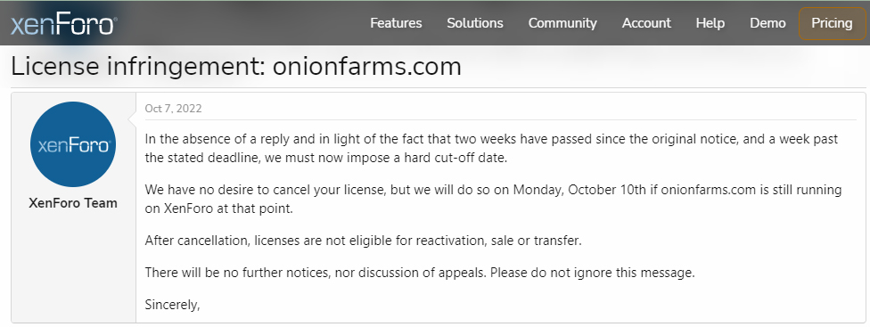 Xenforo licensed revoked..jpg