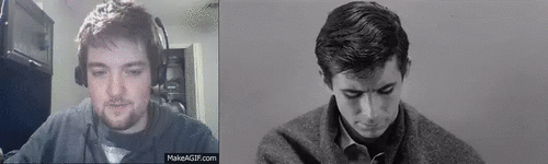 Josh Moon and Norman Bates.gif