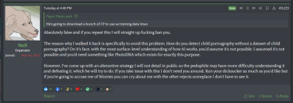 Josh on whether he uses CSAM for AI detection.png