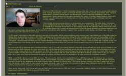 Josh enters the thread after someone says they went to school with him and gives background lore.png