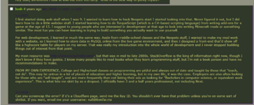 Josh Moon gives info about how he started learning programming.png