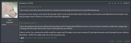 Josh admits defeat on the loli question and has FOMO over Metokur gaslighting him on the Kirsc...png
