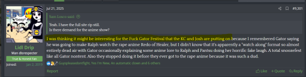 Why is Lidl Drip gathering content for Josh's Fuck Gator festival.png